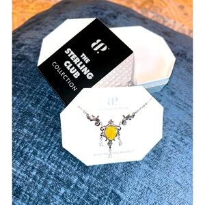 Bomb Party The Sterling Club Canary Ice Crystal Necklace